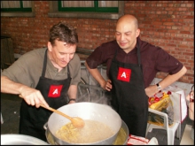 De Burgemeester kookt voor Sint Andries